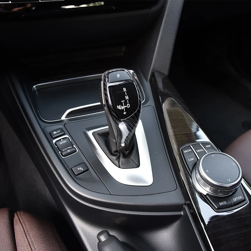  Крышка ручки переключения передач из углеродного волокна для BMW 1 2 3 4 серии F20 F21 F22 F23 F30 F34 F35 F32 F33 F36 F10 F11 F18 F06 F07 F12