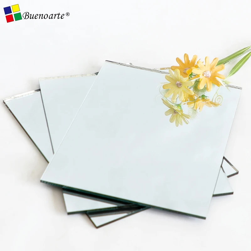 DIY mirror for craft widen silver mosaic big piece decorative mirror glass for decor handcraft common mirror spiegelglas