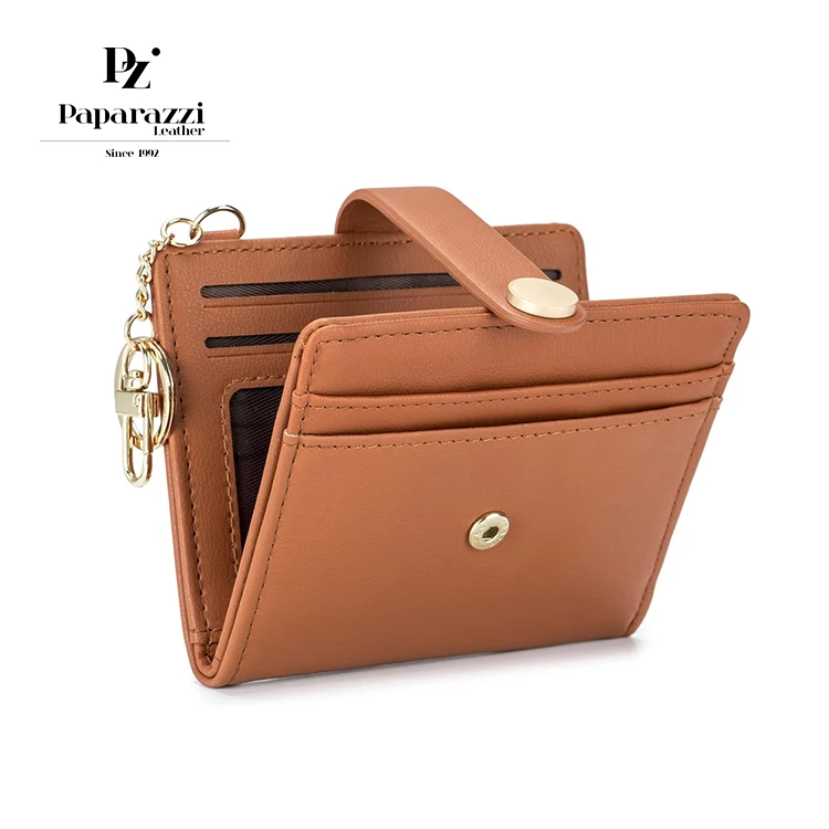 Global Supply Chain #PA1032 Custom your brand GRS certificated wallet woman vegan PU RFID Blocking Bifold Credit Card Holder