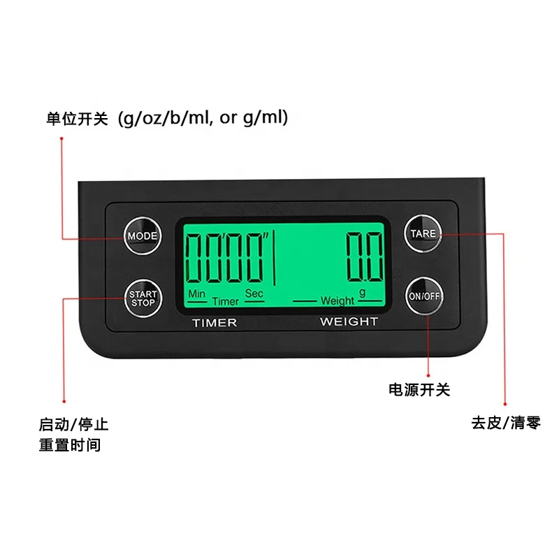 cozinha commercial household kitchen food smart scales digital electronic espresso coffee weighing cooking scale measuring scale