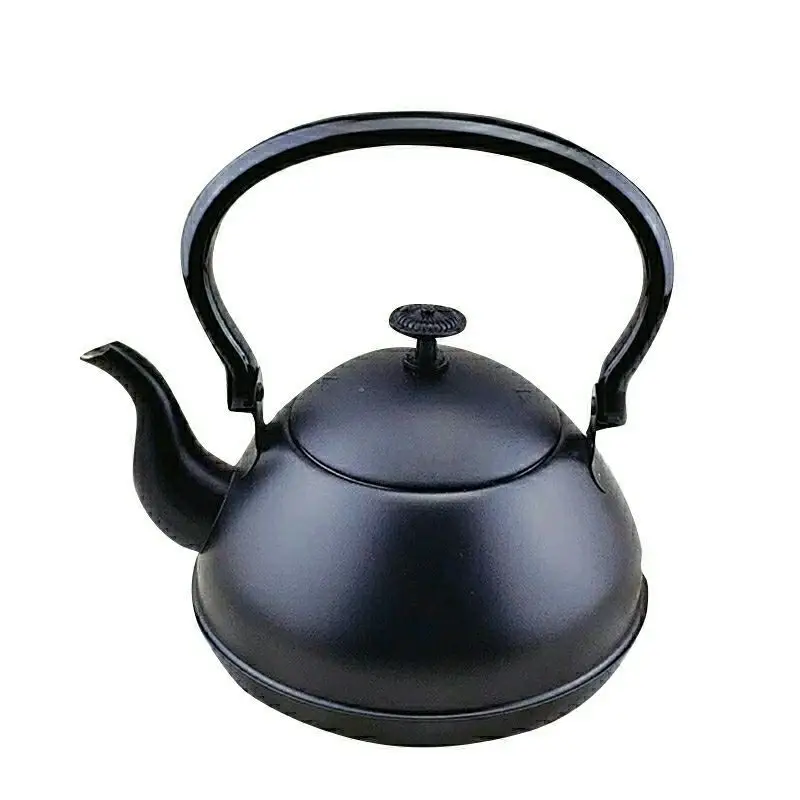 2024 New Cast Iron Teapot Thickened Stainless Steel Classic High quality Black Kettle Small Teapot