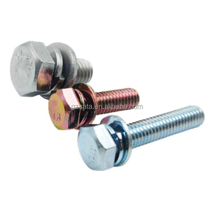 DIN 933 Metric Stainless Steel 304 Full Threaded Hex Head Bolts