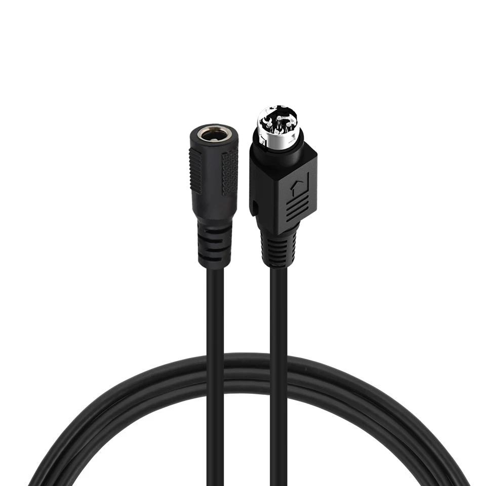 Mini DIN to DC5.5x2.1mm Md4 4pin 3 Pin Mini Din Power Male Connector Dvr Cctv Dc5.5*2.1 Power Cables