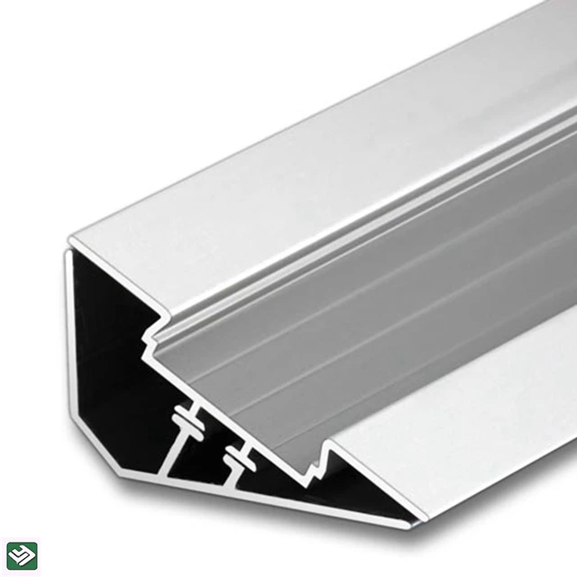 custom LED lighting strip bar wit CNC machining decoration on aluminum profile
