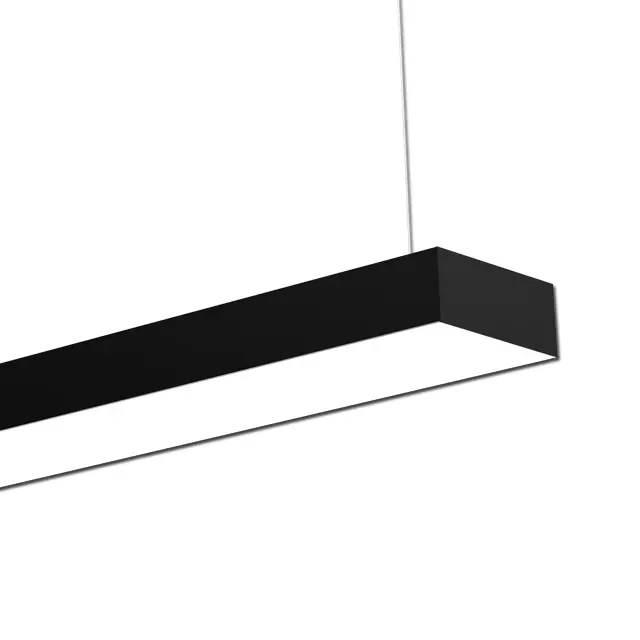 Commercial indoor suspended led linear pendant light