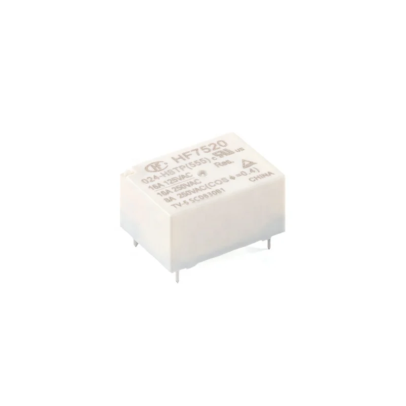 Power Relay HF7520 DC 5V 12V 24V 4Pin Small High Power Relay HF7520-005-HSTP HF7520-012-HSTP HF7520-024-HSTP