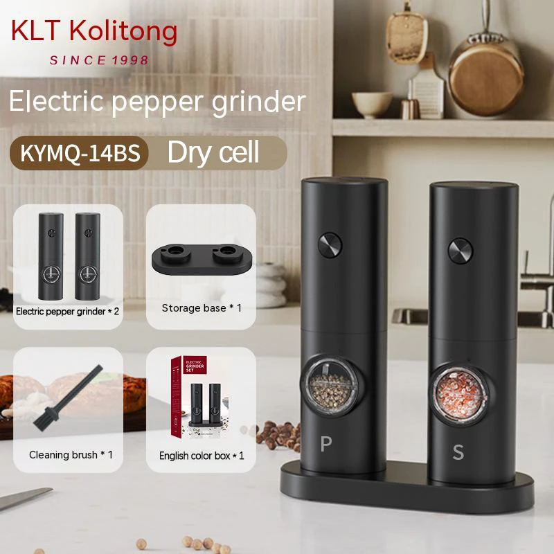 Portable Safe Technology Electric, Pepper Grinder Cheap Price Salt And Pepper Mill Grinder