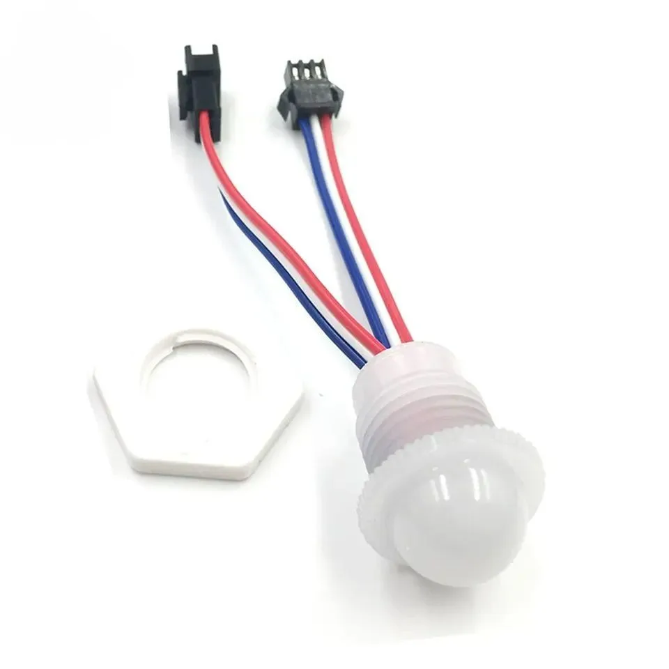 DC 12V 20mm Diameter Led Point Light SM16703 IC 5050 1SMD Transparent Milky Cover Led Pixel Light