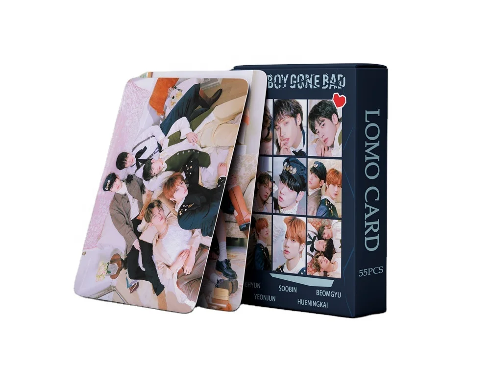YUWEI Kpop Merchandise Stray Kids Photocard 55pcs Collection Card Small Card Postcard