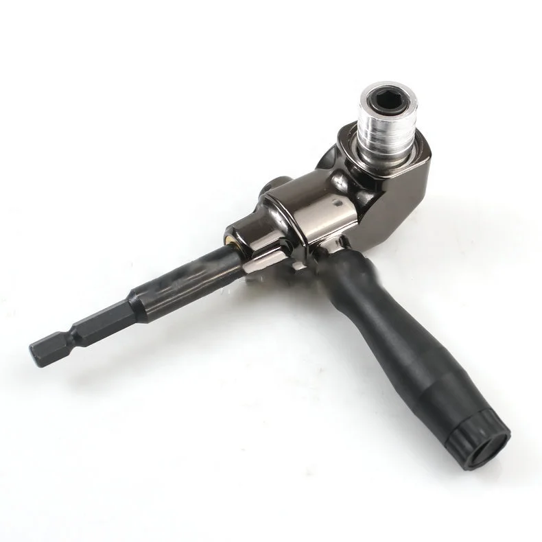 Turning universal screwdriver head corner tool electric drill 90 degree turning electric corner screwdriver