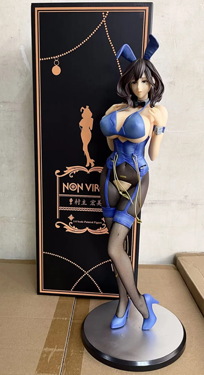 Japan sexy doll PVC action Figures cute Anime GK Doll Toys nude Bunny Girl figuras de Male Toy 1/4