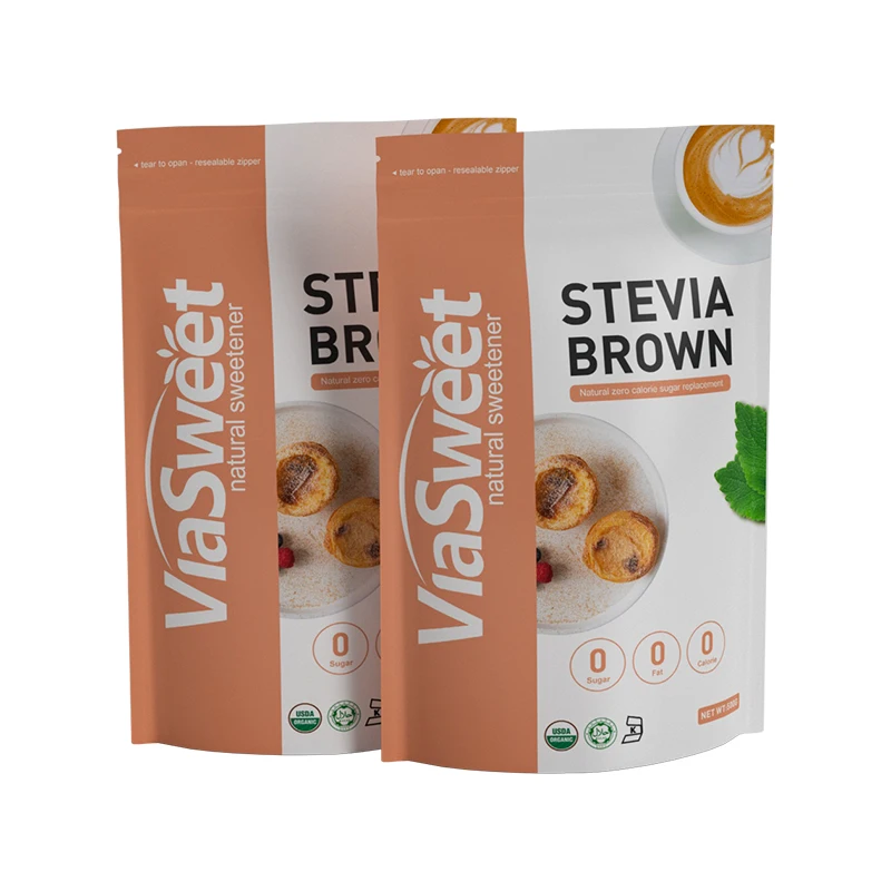 Sugar free sweetener stevia brown sugar wholesale low calorie Stevia erythritol with molasses