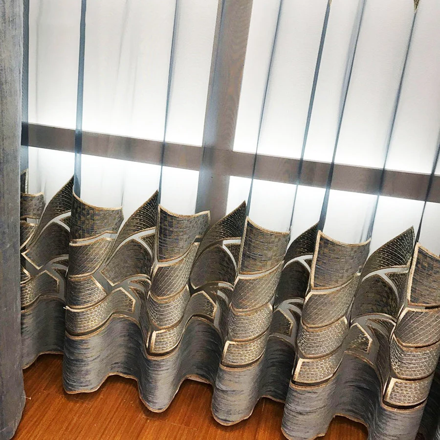 Bindi Modern Hollow-out Laser Embroidery Living Room Curtains Can Be Customized