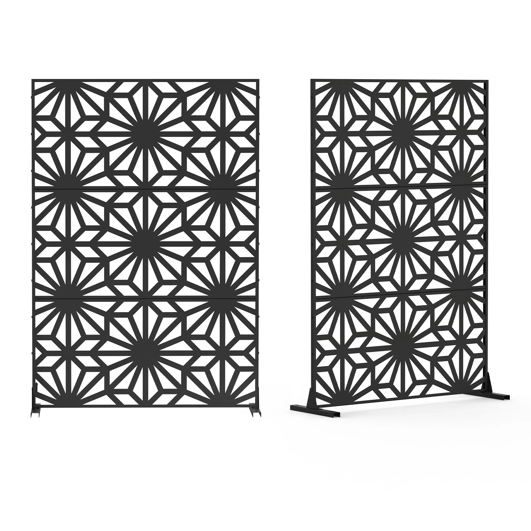 Durable Weather-Resistant Gardens Patios Offering Stylish Solution Creating Private Outdoor Spaces Privacy Screen