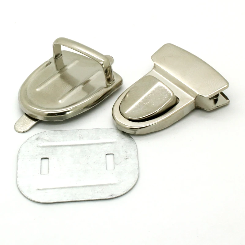 Low Price Custom Metal Clasp Lock The Bag Lock Metal Push Button Lock For Handbag