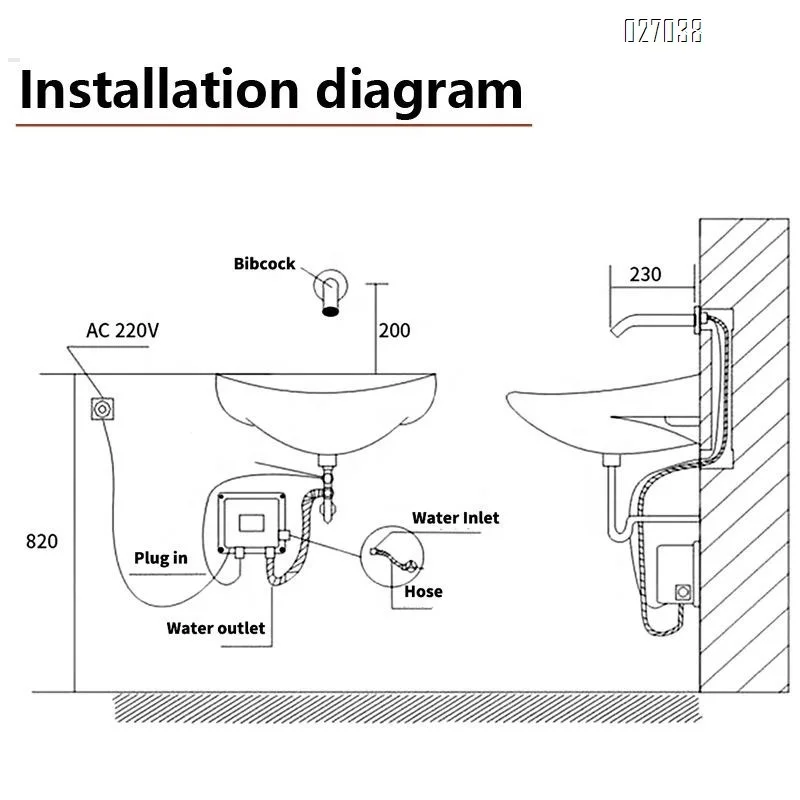 Durable Automatic Smart Tap Water Sensor Wash Basin Mixer Sensor Water Saving Tap