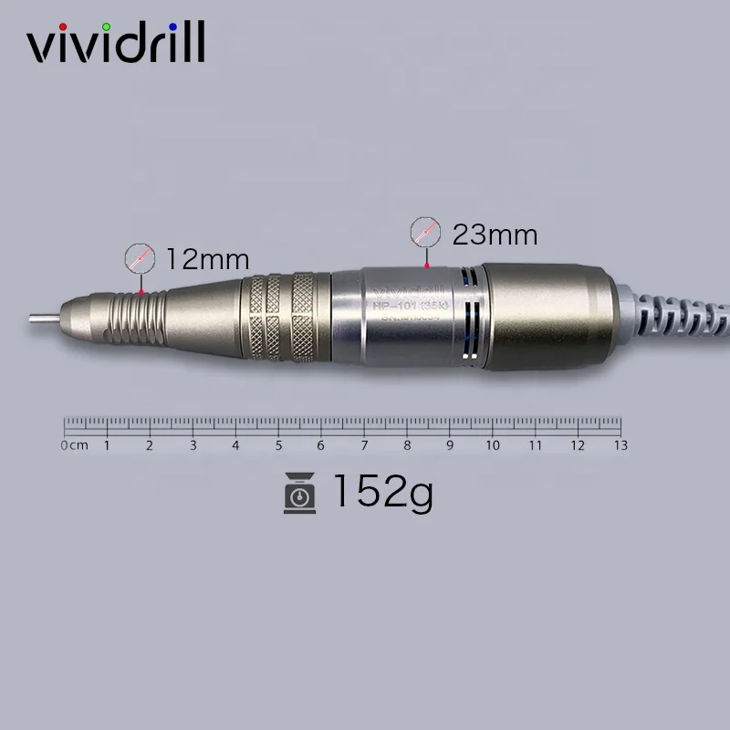 vividrill 35000 rpm micromotor high speed LCD display electric drill for acrylic nails
