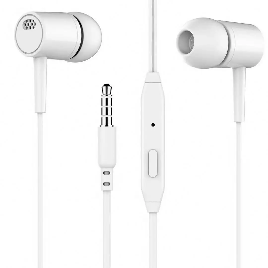 2024 Cheapest Wired Earphone With Microphone Subwoofer 3.5mm Wired Earphones Anc D21