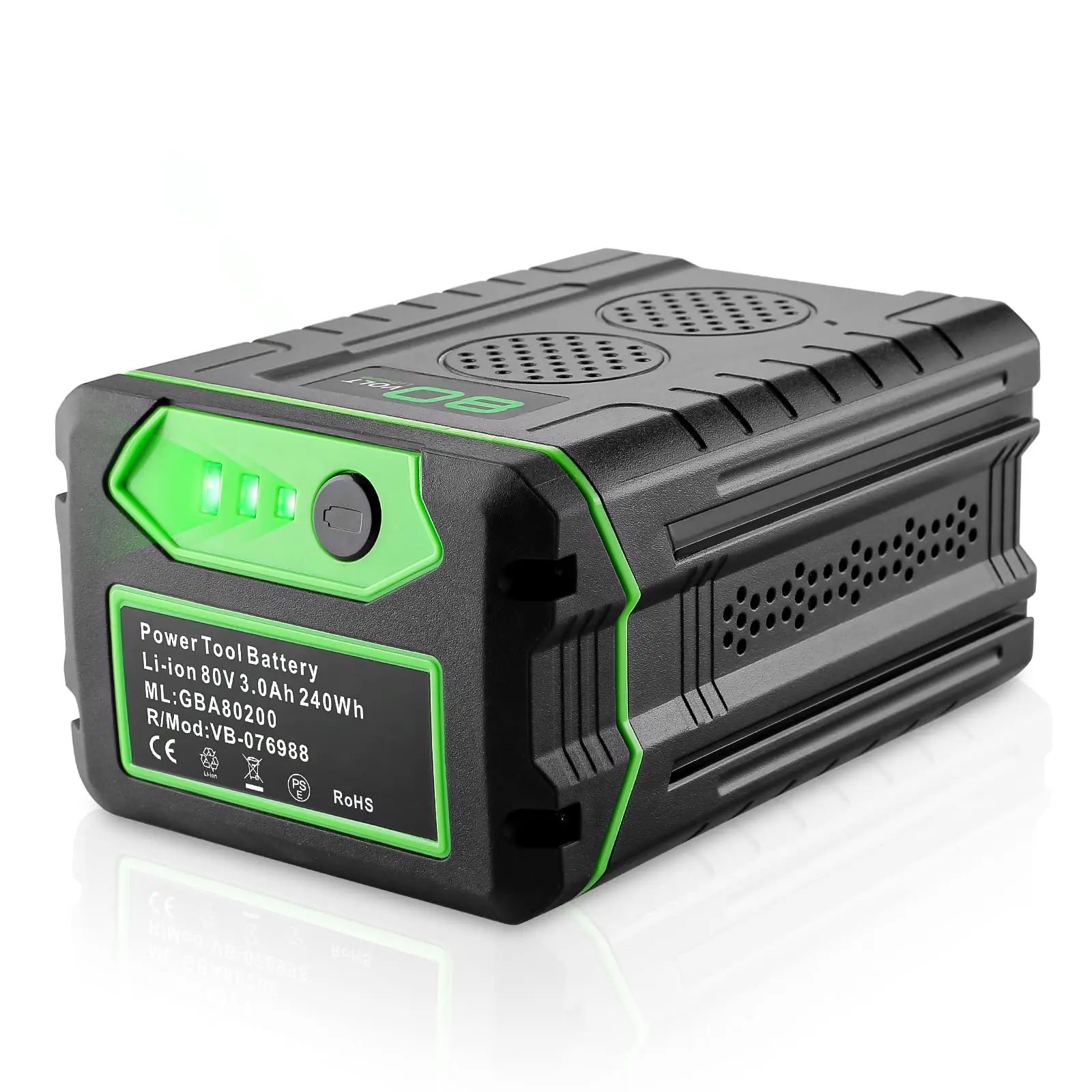 Оптовая продажа, настраиваемая Замена для Greenworks PRO, аккумулятор 80 В GBA80200 GBA80300 GBA80400 GBA80500 80 В, электроинструменты