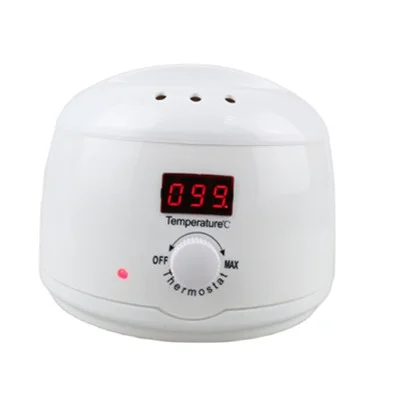 Professional hair removal wax warmer kit with LCD temperature display