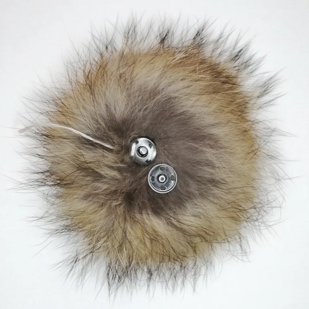 fashion wholesale price multi color rabbit / fox / mink/ raccoon fur ball /pom poms