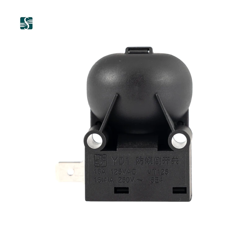16A 125V 250V Tip Over Switch Hight Quality Tilt Dump Switch For Gas Heater And Air Purifier