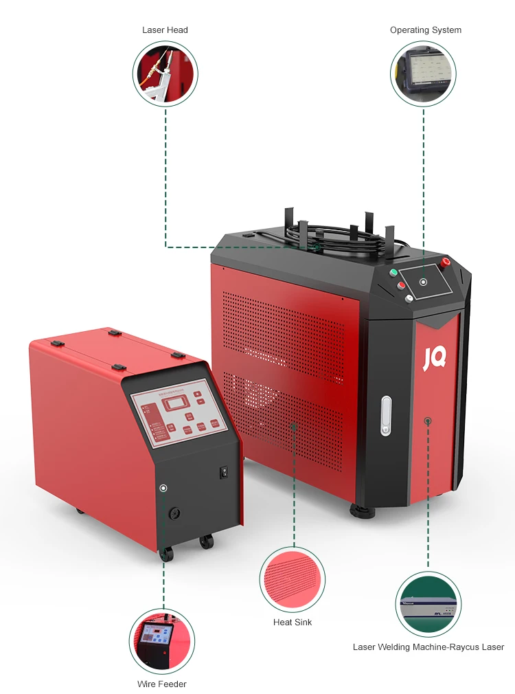 Hot Selling Stainless Steel Aluminum Lazer Welder Portable 1500 Watts Handheld Laser Metal Welding Machine