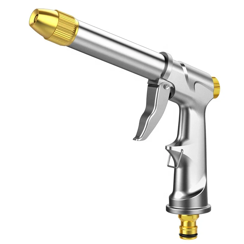 Garden Watering Hose Alloy Nozzle 2 layers High Pressure wash car water expand Garden hose water spray gun garden