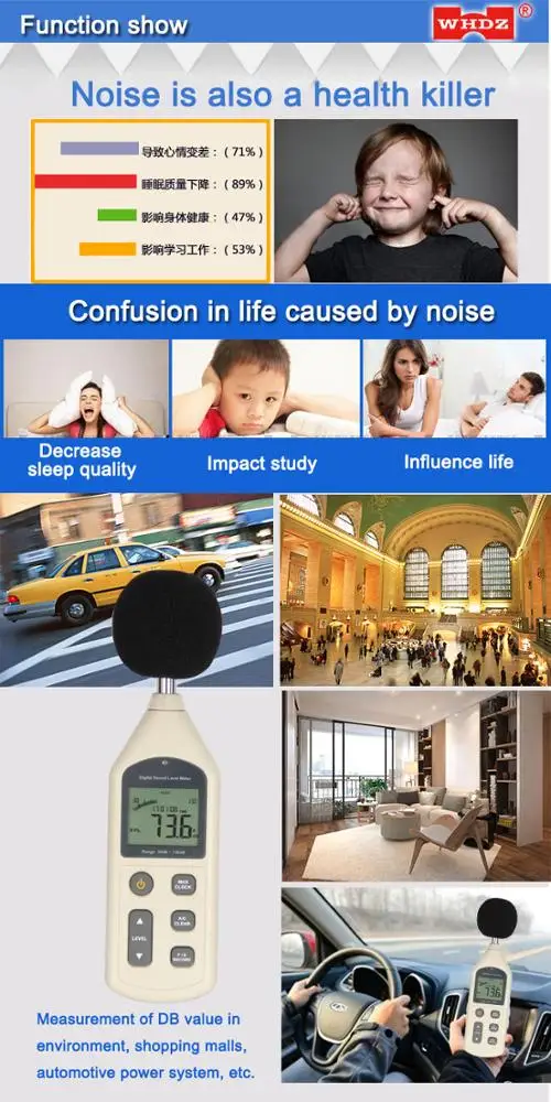 Sound Level Meter WH1357
