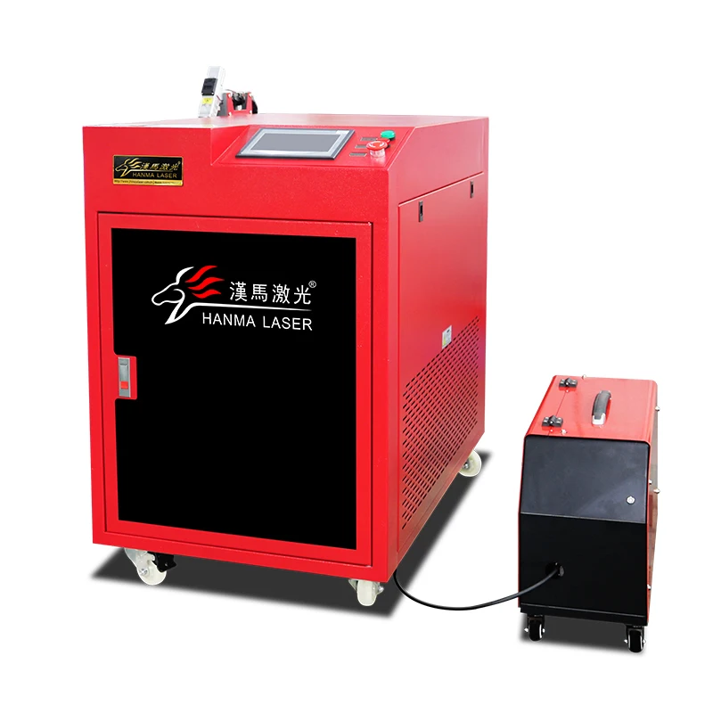 Han Ma Handheld Laser Welding Machine HM-H2000 1000W 1500W 2000W Fiber Handy Laser Welder For aluminum Metal stainless steel