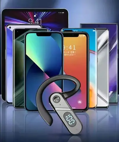 V28 Bone Conduction wireless Earphones Ear Hook Headset with Mic Stereo Sport Painless headphones earpiece