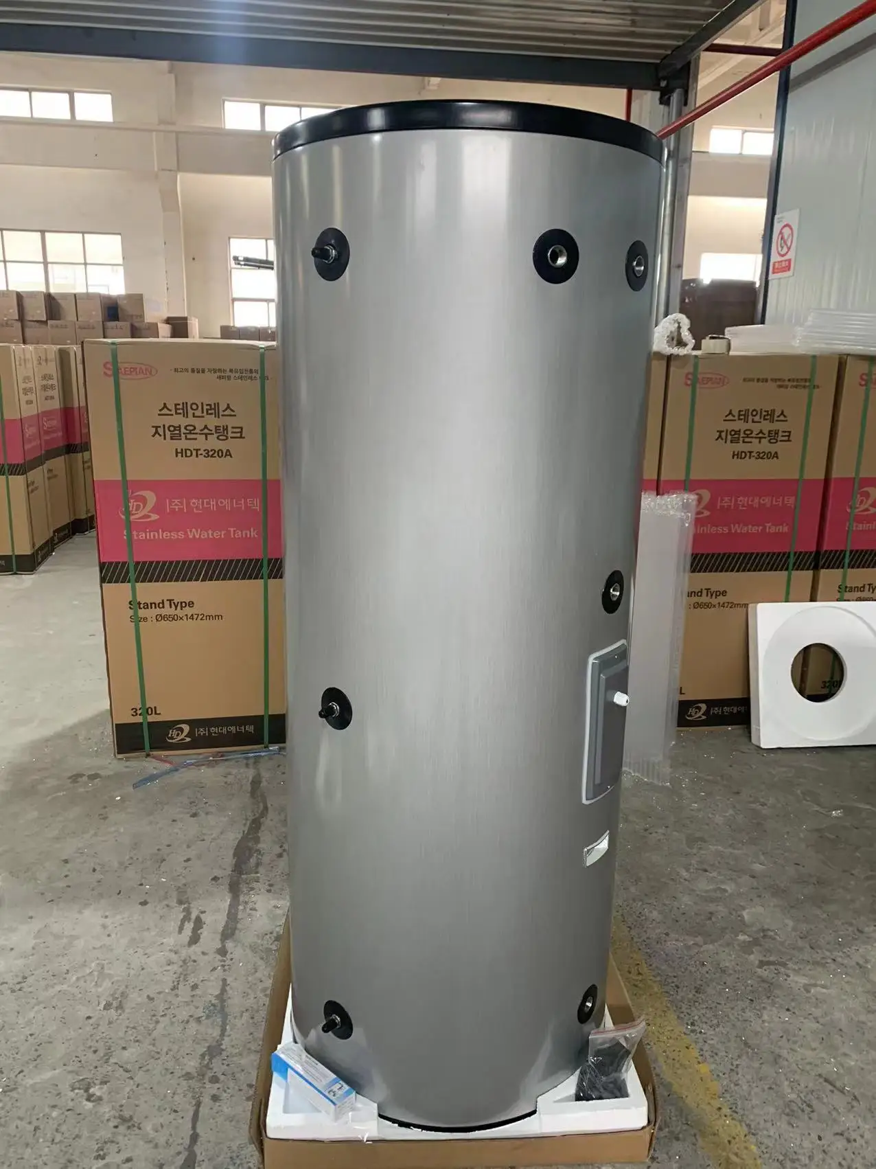 DHW pressurized corrugated coil water storage tank 200L,300L,500L