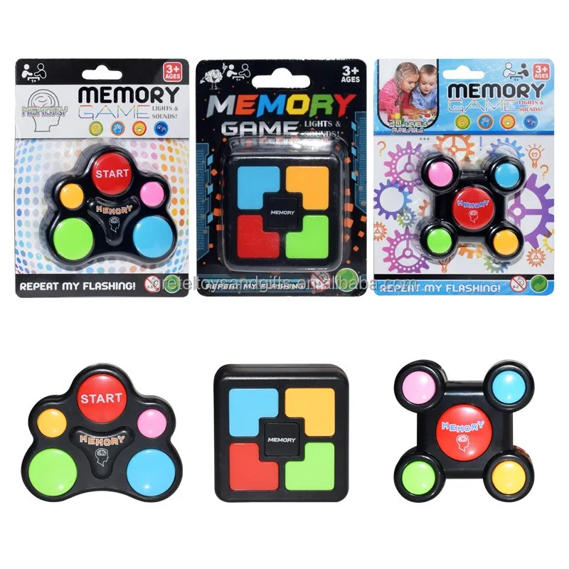 Gretel Memory Game Button 4 Buttons Handheld Light And Music Electronic Memory Game Educational Memory Quiz Toy For Kids