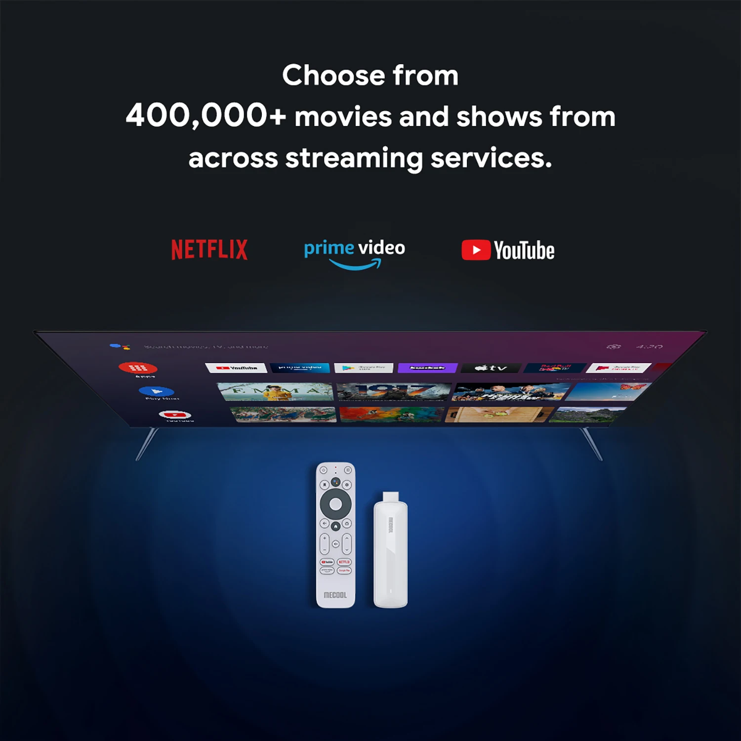OEM ODM Android TV Stick 1GB RAM 8g ROM Dual WiFi 2 4G 5g