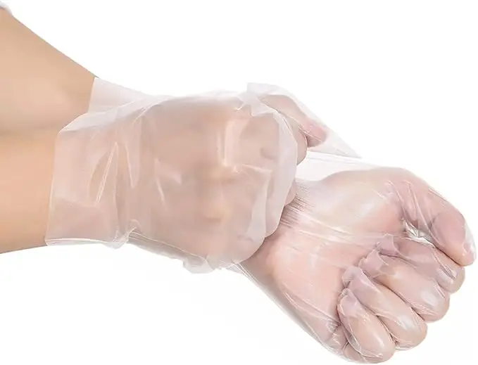 Junda OEM 50Pcs/Box Quality Assurance Disposable Plastic TPE Gloves Individually Packet Food Grade Soft Thickness Gloves