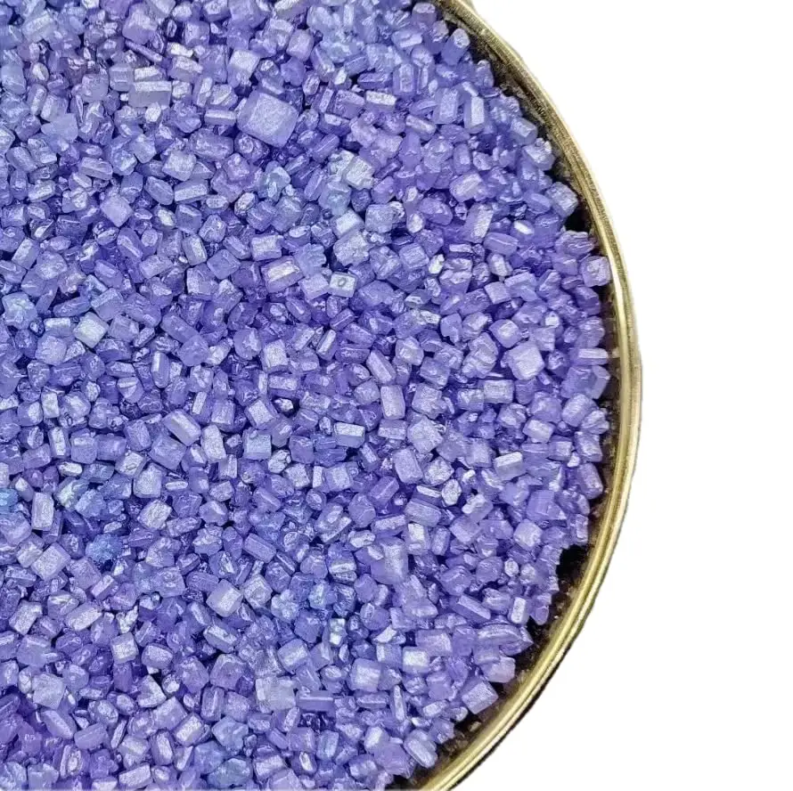 High Quality Edible Sugar Sprinkles Gold Stone Sugar Crystals Candy Glitter Edible Glitter for Cake Decoration