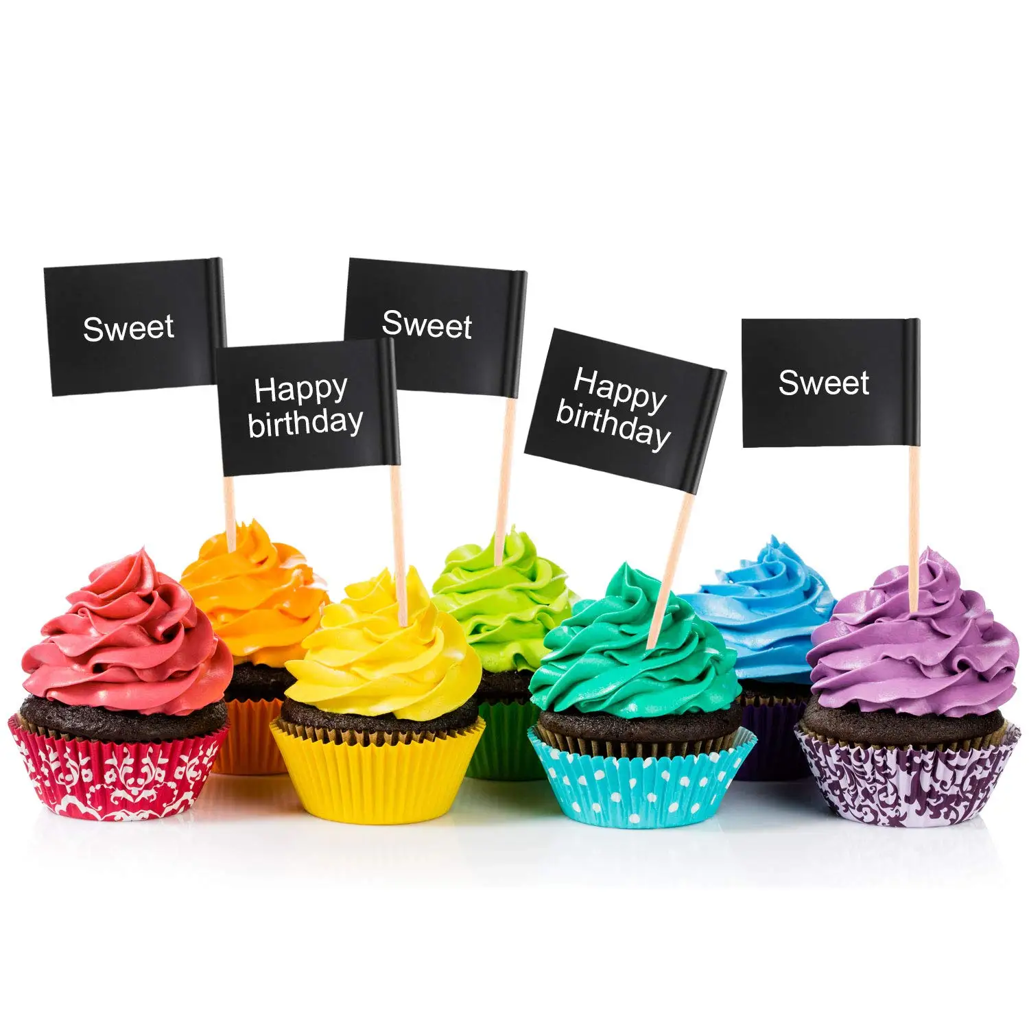 Wholesale Cake Decorating Country Flags Wooden Skewer Flag Switzerland Disposable Cake Flags