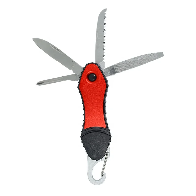 
Multi tools knife with Removable LED flashlight for outdoors and camping 