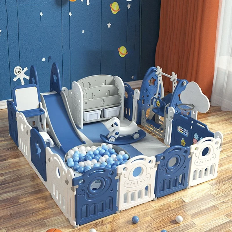 Corrales Para Bebes kids playpen infant play yard playground living room portable plastic baby game plaype