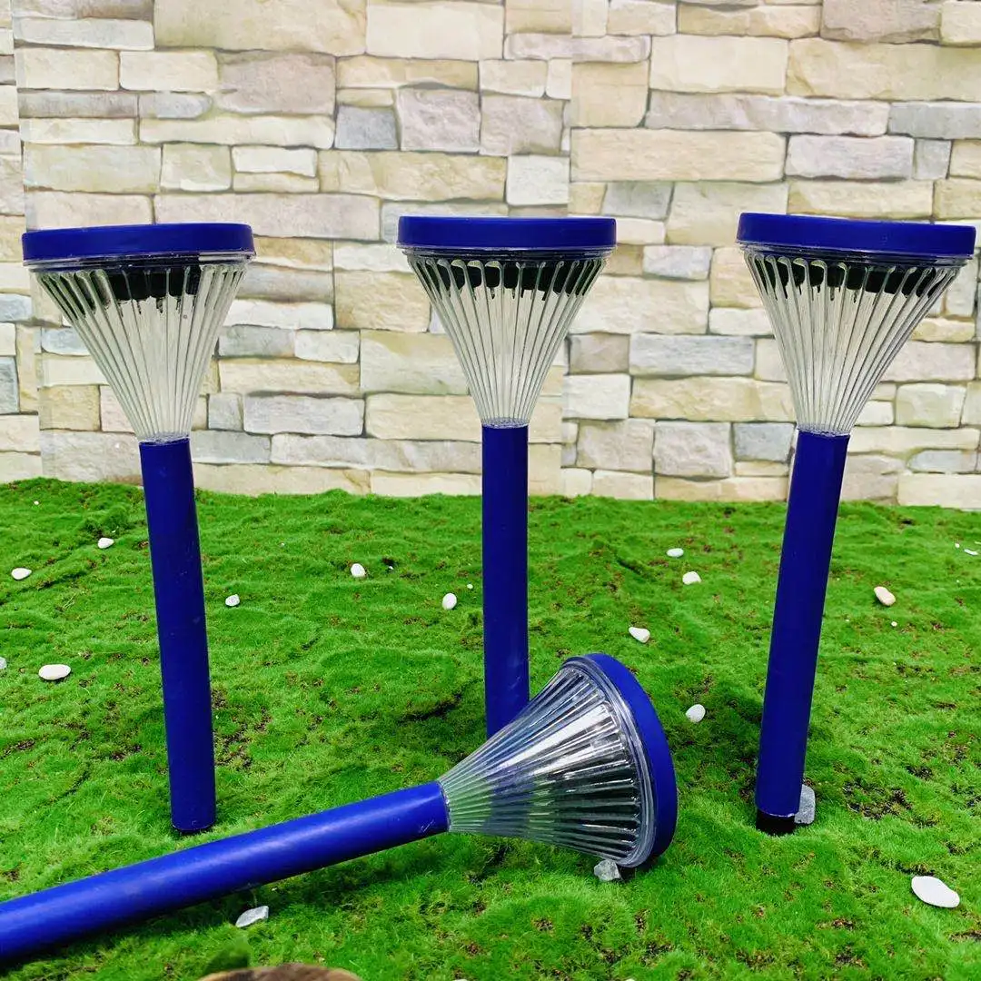 Low Powered Outdoor Waterproof Street Light LED Solar Purple Garden Lights