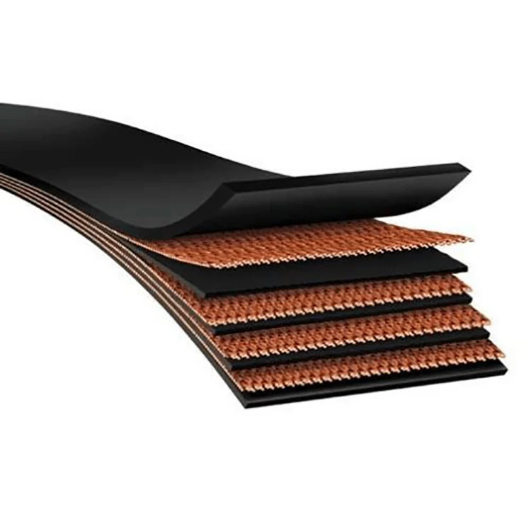 Cheap high quality belt conveyor black EP rubber conveyor belt