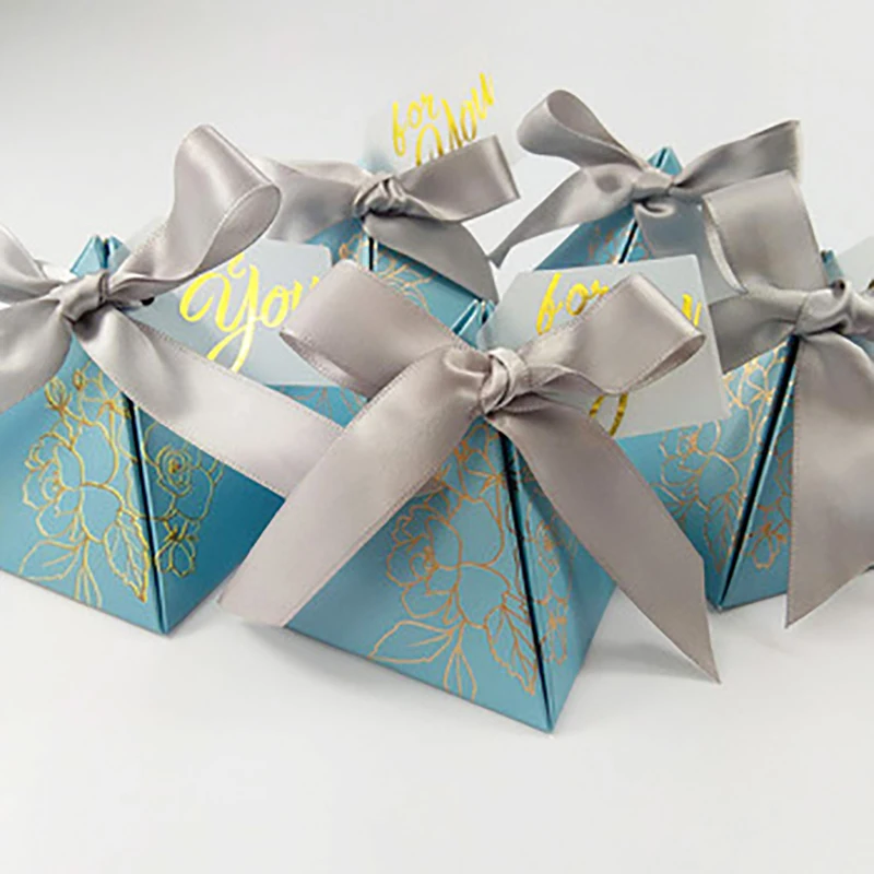 T16 Luxury Baby Shower Gift Packaging Party Dragee Biscuit Chocolate Candy Sweet Wedding Favor Box