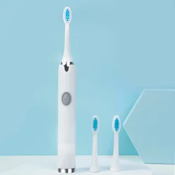 Sample Battery Powered Ultrasonic White Electric Toothbrush  Automatic Electric Toothbrush