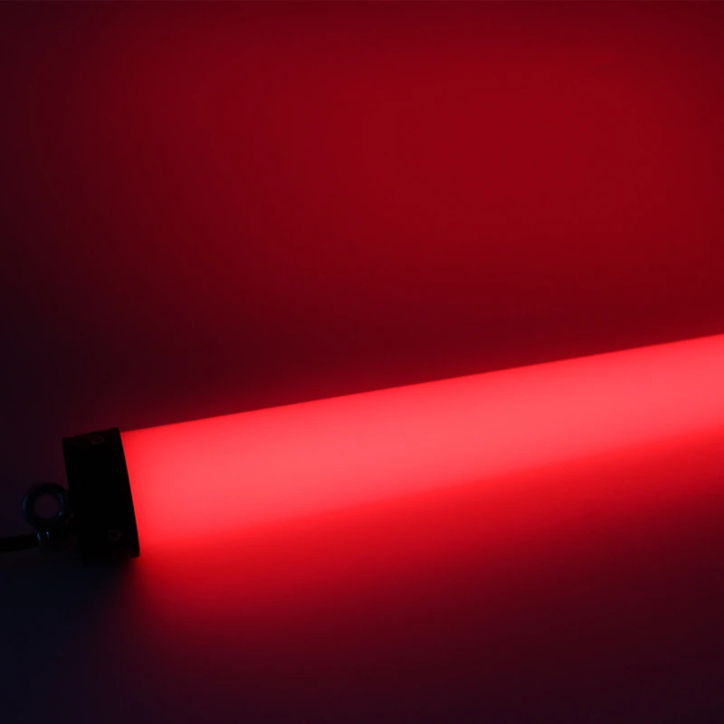 Праздничное освещение dc24v dmx управление rgb 360 Светодиодная подвесная трубка освещения