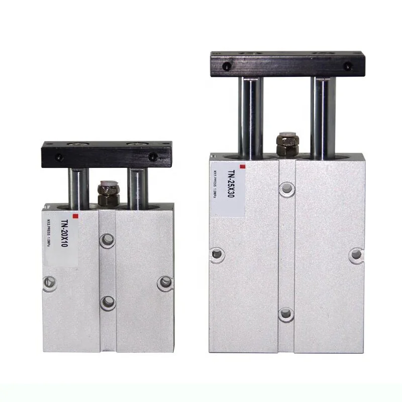 TN Series 10 16 20 25 32 mm Double Action Cylinders Guide Cylinder pneumatic cylinder tn20x125 With Magnet