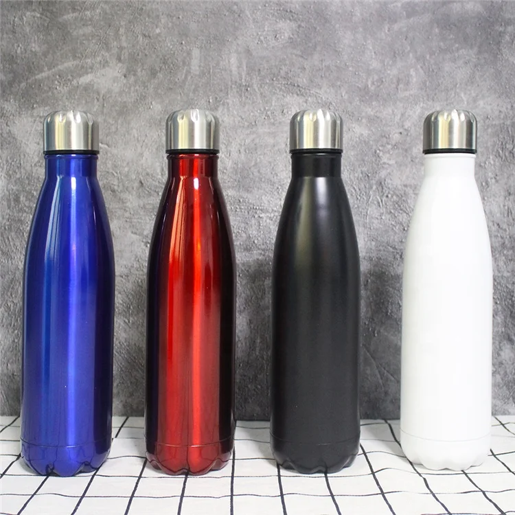 
Stainless steel water bottle 500ml thermos cola shape vacuun flask water bottle 