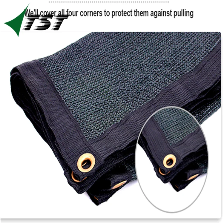 140GSM черный цветной защитный экран с латунными Люверсами