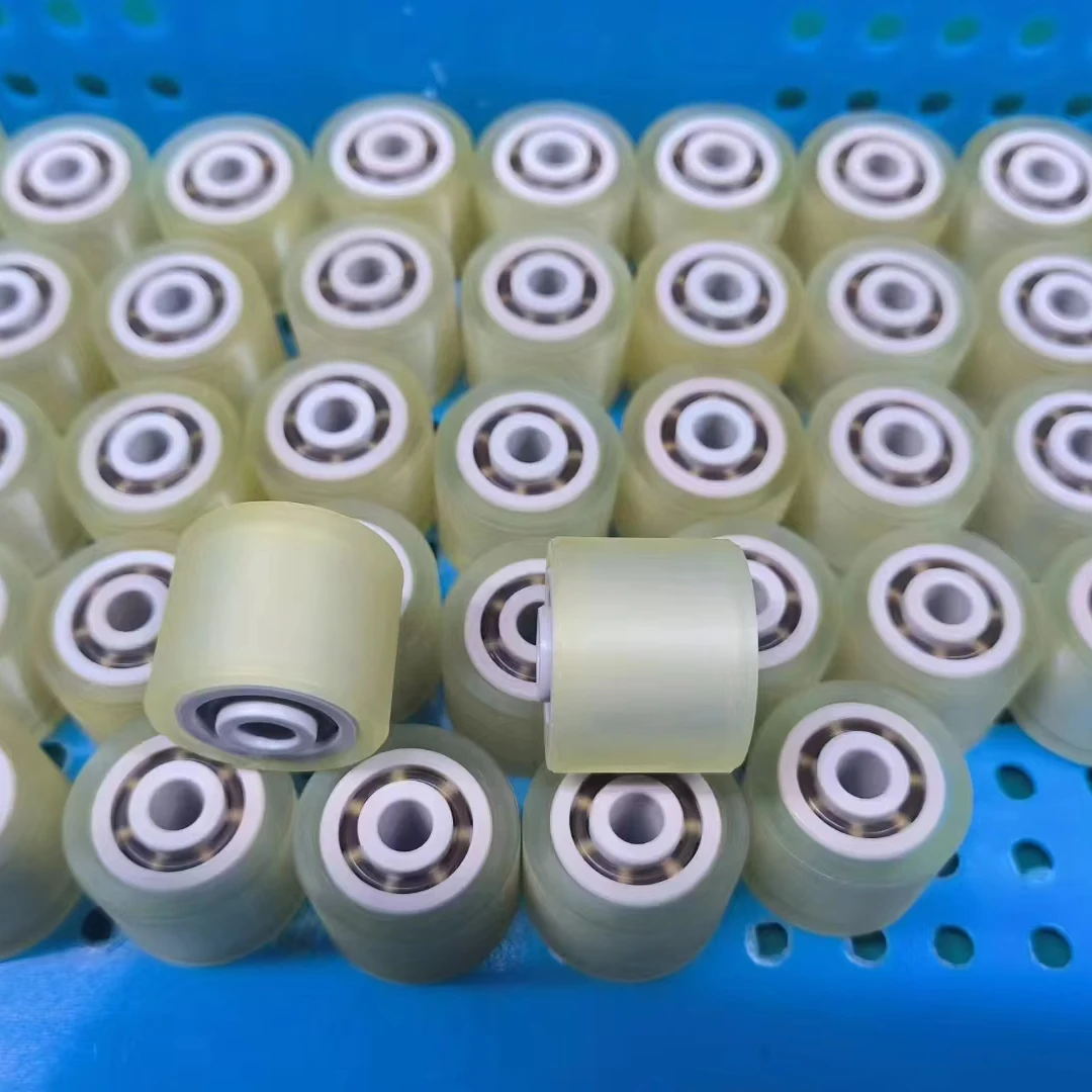 Пользовательские oem ЧПУ обработка pom peek pvdf ptfe нейлон pvfe UHMW pu пластиковый подшипник колеса