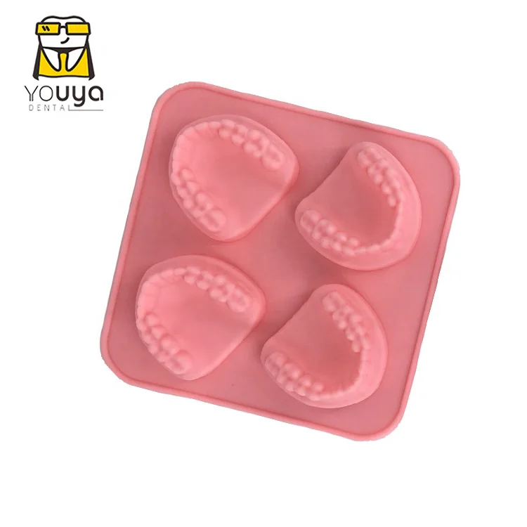 Customize Silicone Tooth Shaped Ice Cube Tray Teeth Ice Mould