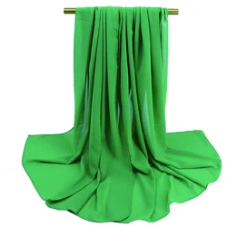 Wholesale premium soft plain daily chiffon hijab scarf supplier georgette chiffon hijab scarves fashion accessory hijab